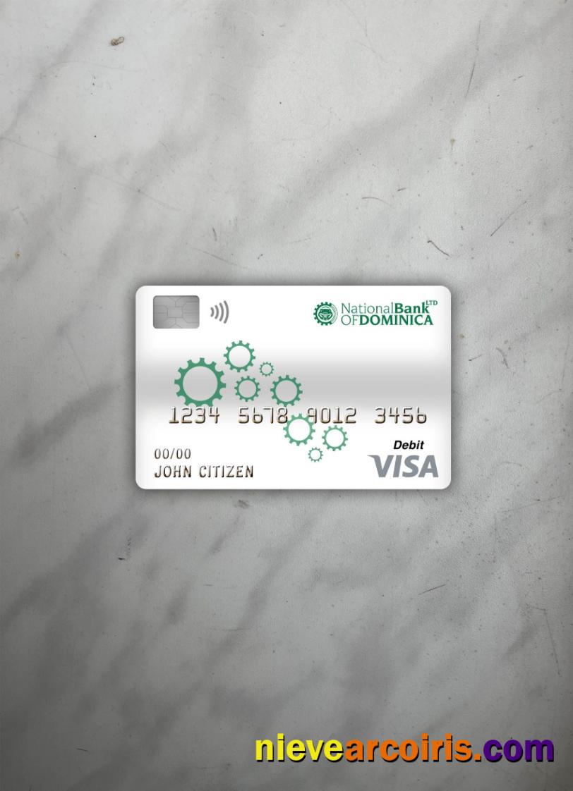 Dominica National bank of dominica bank visa debit card photolook